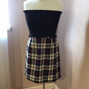 NASTYGAL Plaid Mini Skirt